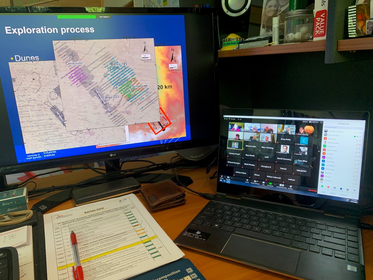 Yesterday, Phoenix Mining Technologies hosted the inaugural Barton Gold "Brains Trust" Workshop online via Zoom.  linkedin.com/posts/phoenixm…
