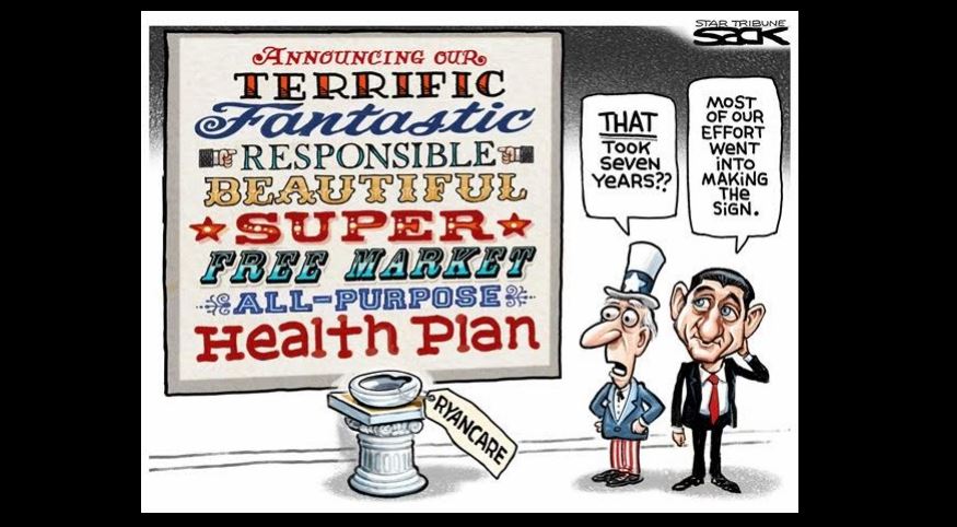green_gate_1's tweet photo. This meme is about 3 years old. Paul Ryan is gone. Republicans have had 10 years to come up with a healthcare plan. They have failed at every step. Trump says he will replace Obamacare with great health care. It's all talk, there is no plan, nothing. 10 years - zero-zip-nadda https://t.co/rUYfmHfqVW