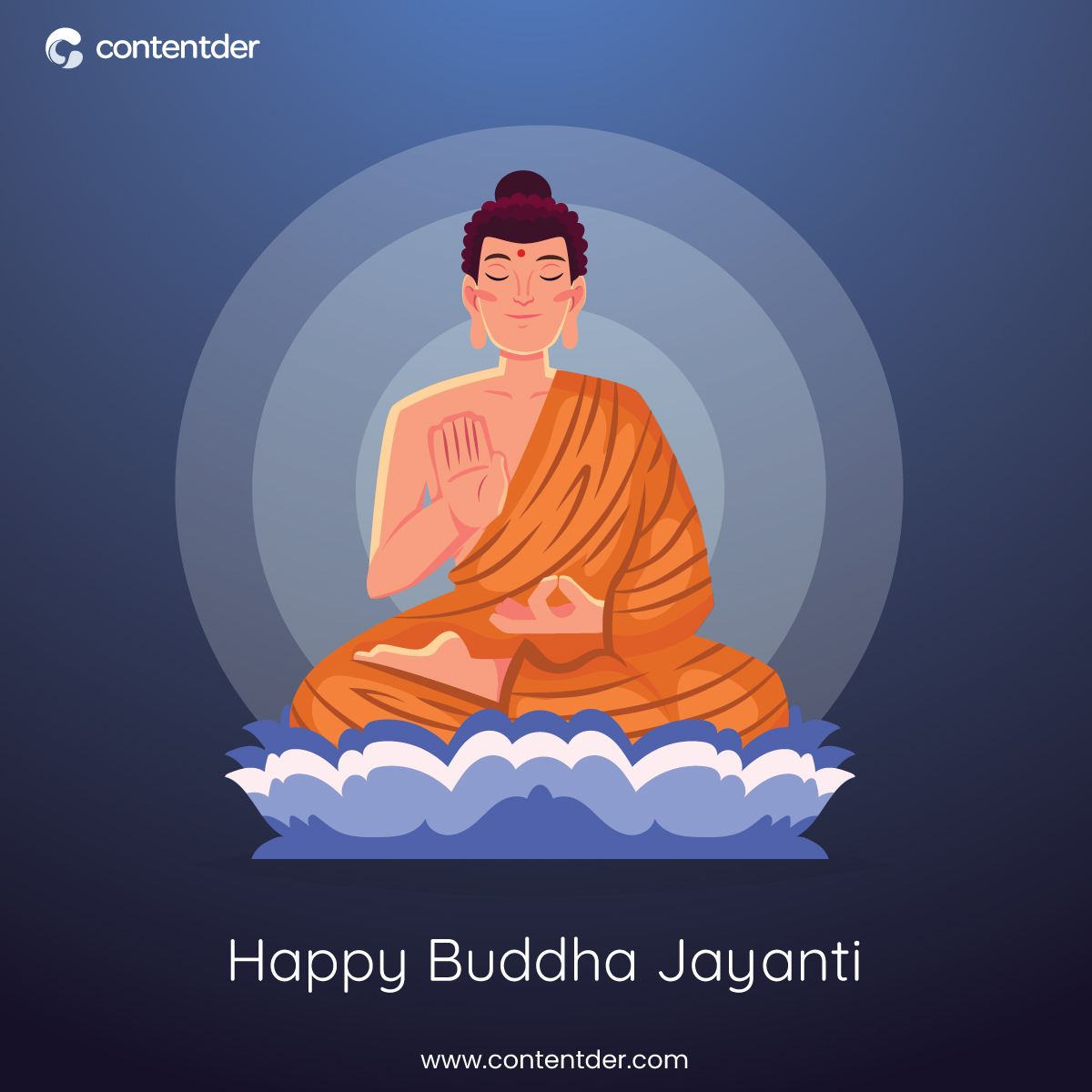 contentder's tweet photo. Life is a circle of happiness, sadness, hard times, and good times. If you're going through hard times, have faith that good times are on the way. Happy Buddha Jayanti #buddhajayanti #buddha #peace #buddhism #meditation #buddhist #spirituality. https://t.co/9S9GqOn9UH