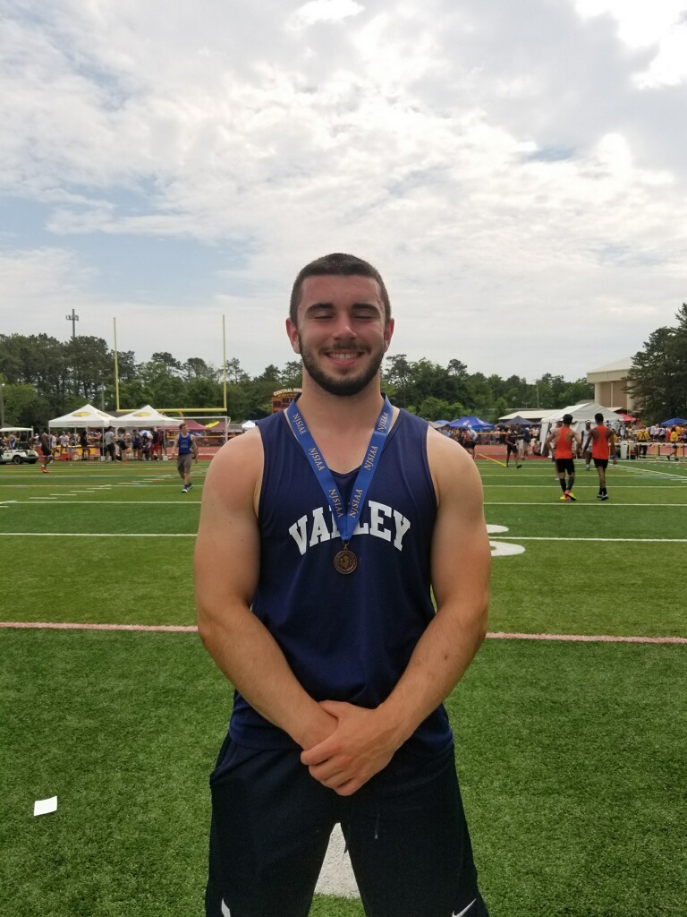 Alumni Night: 2018 alum Greg Peloso Rider University Men's Track and Field. At the 2019 MAAC Track and Field Outdoor Championships Greg finished 5th in the javelin throw with a toss of 62.38m. Greg also made the 2020 MAAC All-Academic Team.
#VALLEYPRIDE <a href="/wvtrack/">Wayne Valley Track</a> <a href="/WVHS_Principal/">Kenneth J Palczewski</a>