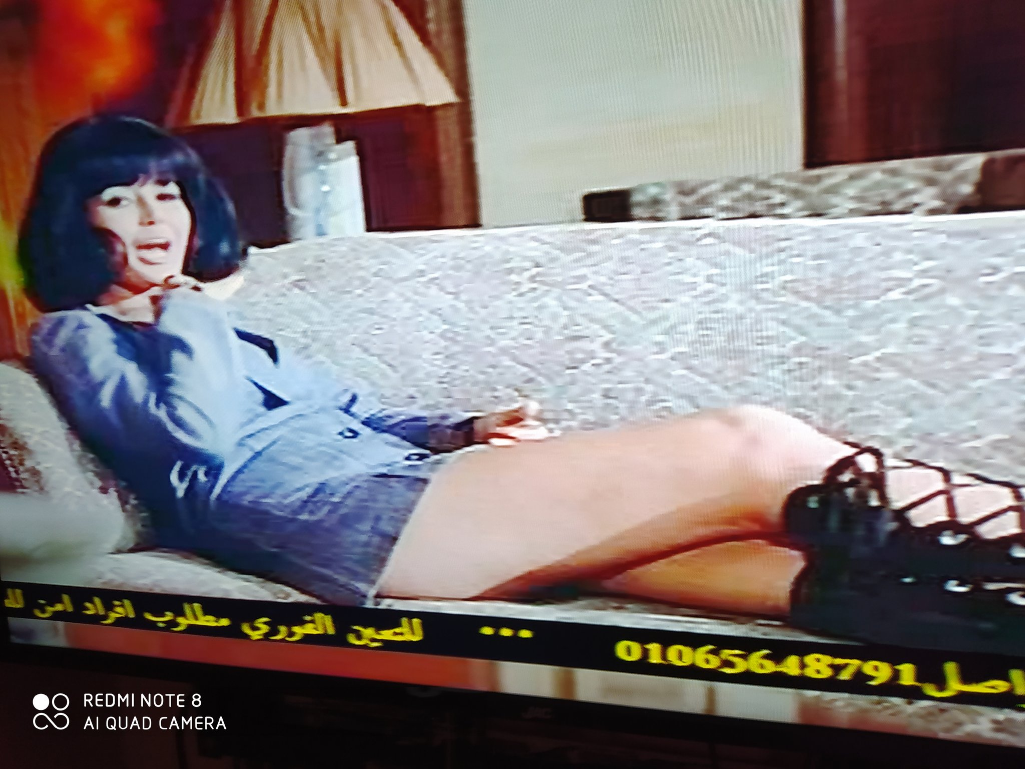 قلت افتح التلفزيون الاقى الست ميرفت امين عاملة كدا وفى رمضان