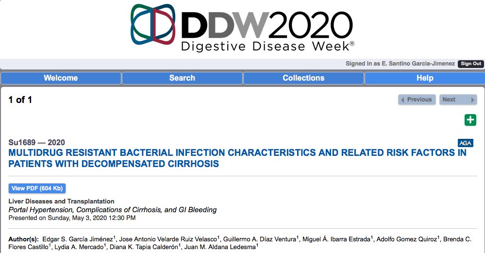 e_santino's tweet photo. Gran trabajo en equipo que nos permitió presentar 2 trabajos de excelencia en #DDW2020 virtual ¡No dejen de revisarlos!

Great team effort that allowed us to present 2 excellent posters at virtual #DDW2020 Go check them out! https://t.co/yJMav920fW