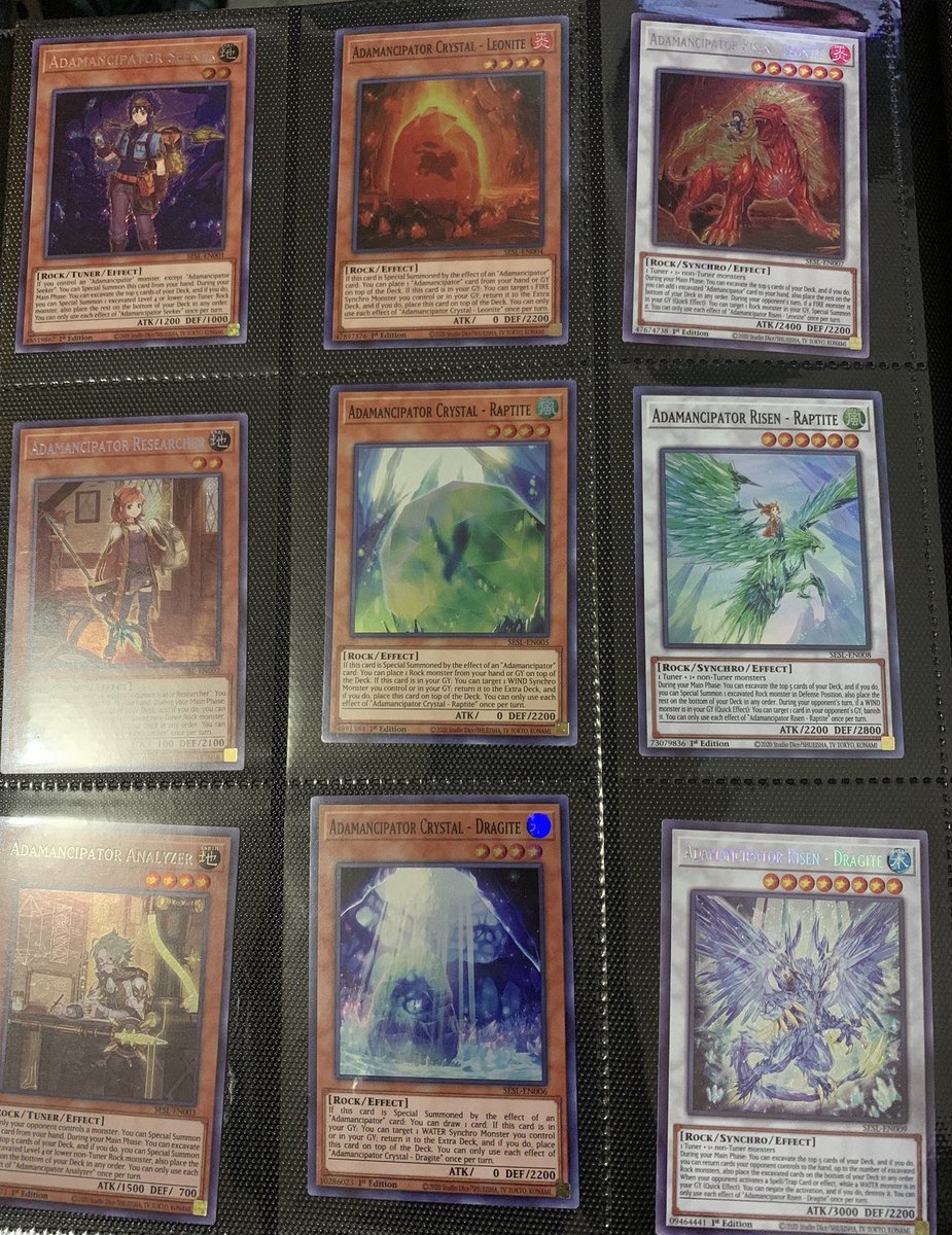 prodigy_unfound's tweet photo. Pulled the entire Adamancipator set in one Booster Box #secretslayers #collector #yugioh #yugiohtcg https://t.co/0c4H0DhCa5