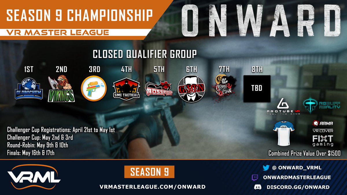 Onward VR Master League tweet media