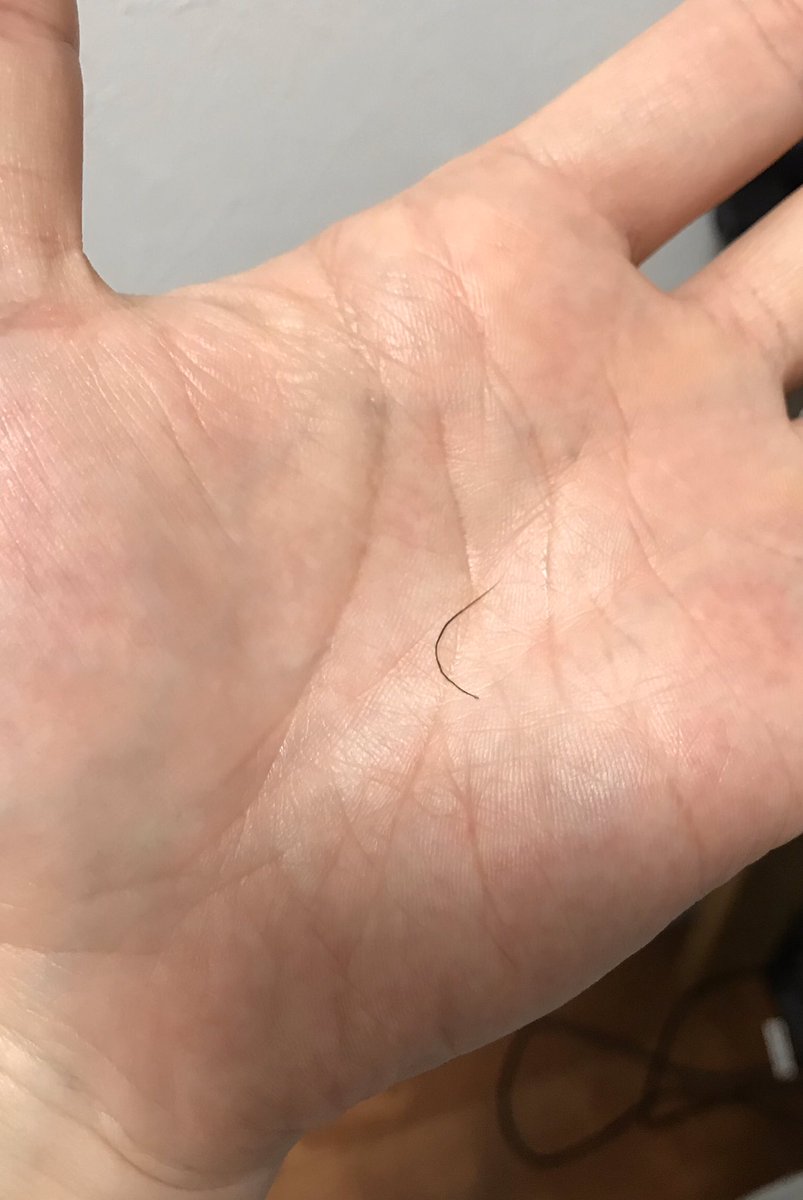 Take De X えらく長い鼻毛が抜けた