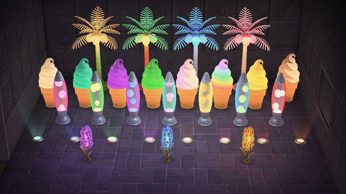 animal crossing rocket lamp colors