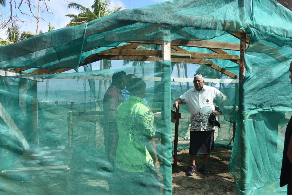 fiji_opm's tweet photo. In Yaroi Village, Matuku, @FijiPM today initiated the planting of vegetable seedlings.This is a food security initiative, aimed at ensuring adequate food supply for those affected by #tcharold.
The initiative is indeed a sigh of relief for the villagers‼
#TeamFiji #posttcharold https://t.co/Gr9CMdu2GV
