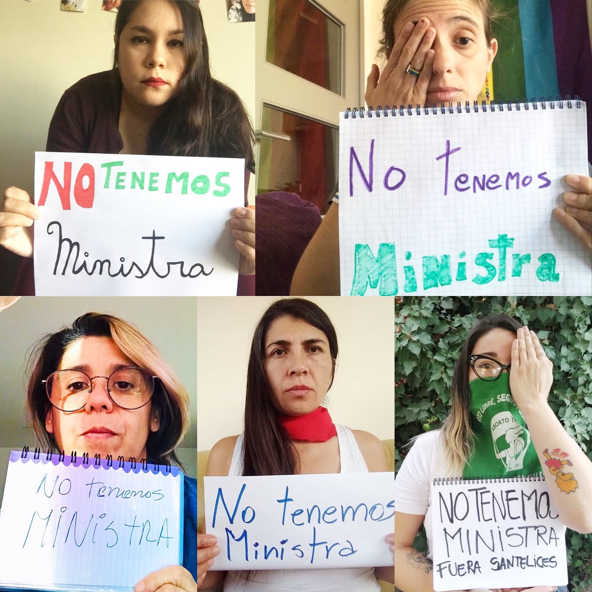 AgrupalesbicaRS's tweet photo. Como agrupación lésbica y bisexual decimos fuerte y claro #NoTenemosMinistra 👎🏼 qué pasa con nuestros derechos sexuales y reproductivos si tenemos a alguien que avala las violaciones a los derechos humanos en dictadura? https://t.co/PmkLbUvFcQ