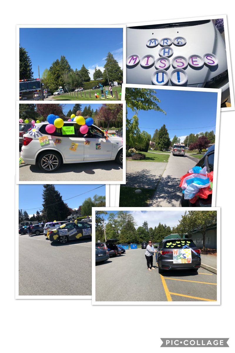 Amazing <a href="/cliff_drive/">Cliff Drive Elementary</a> Car Parade. So great to see everyone! We miss you so much!
