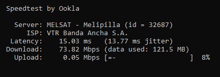 Esteban_ct's tweet photo. Que vergüenza de servicio @VTRChile, si el Internet de bajada ya es horrible no puedes entregar un Internet de subida de 0.5mb, y con el plan mega 600, ojala llegue pronto otro proveedor que esté a la altura, no dudaré ni dos veces en cambiarme.

@VTRsoporte https://t.co/8ddRYPiwAz