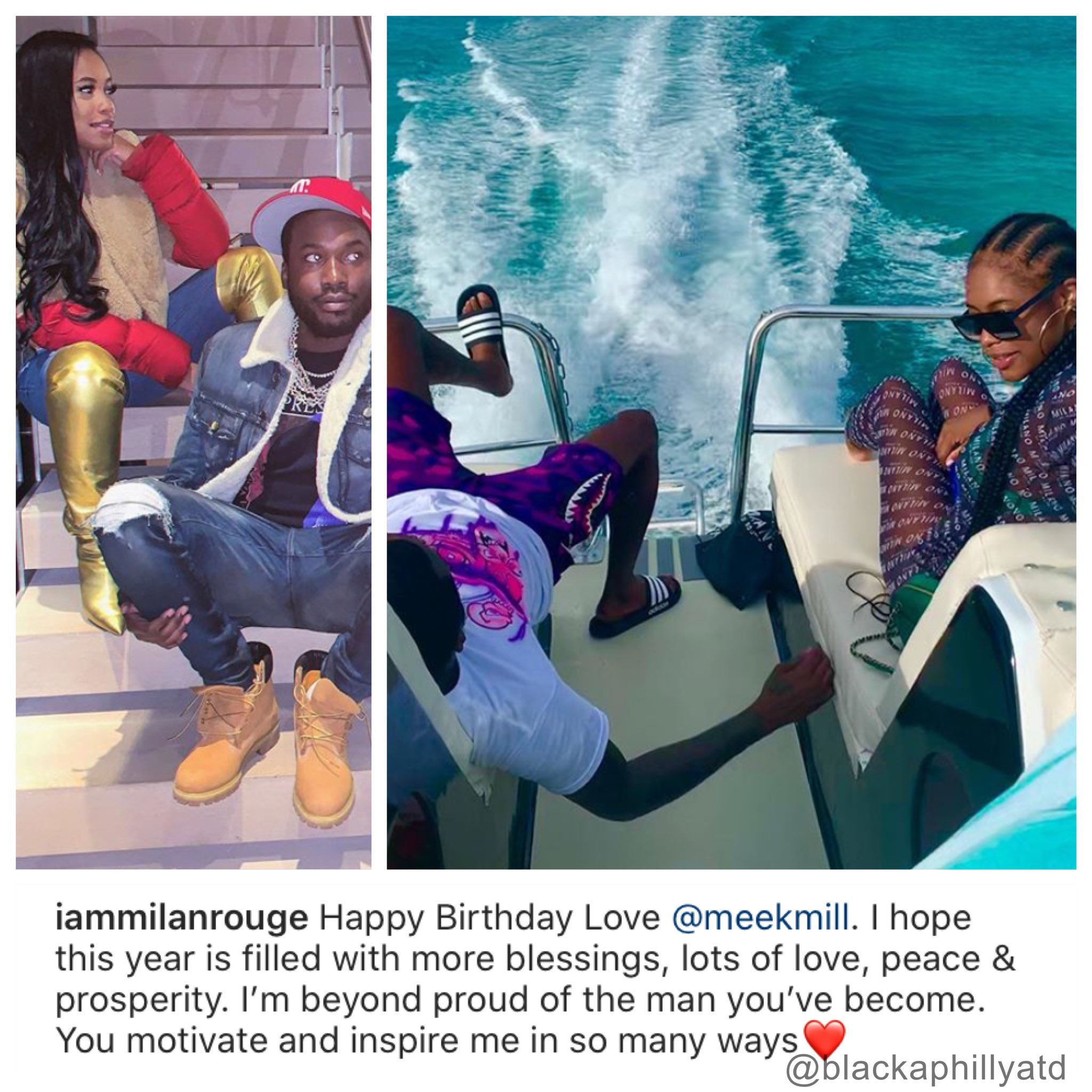 Meek Mill Welcomes Son With His Girlfriend Milano On His Birthday