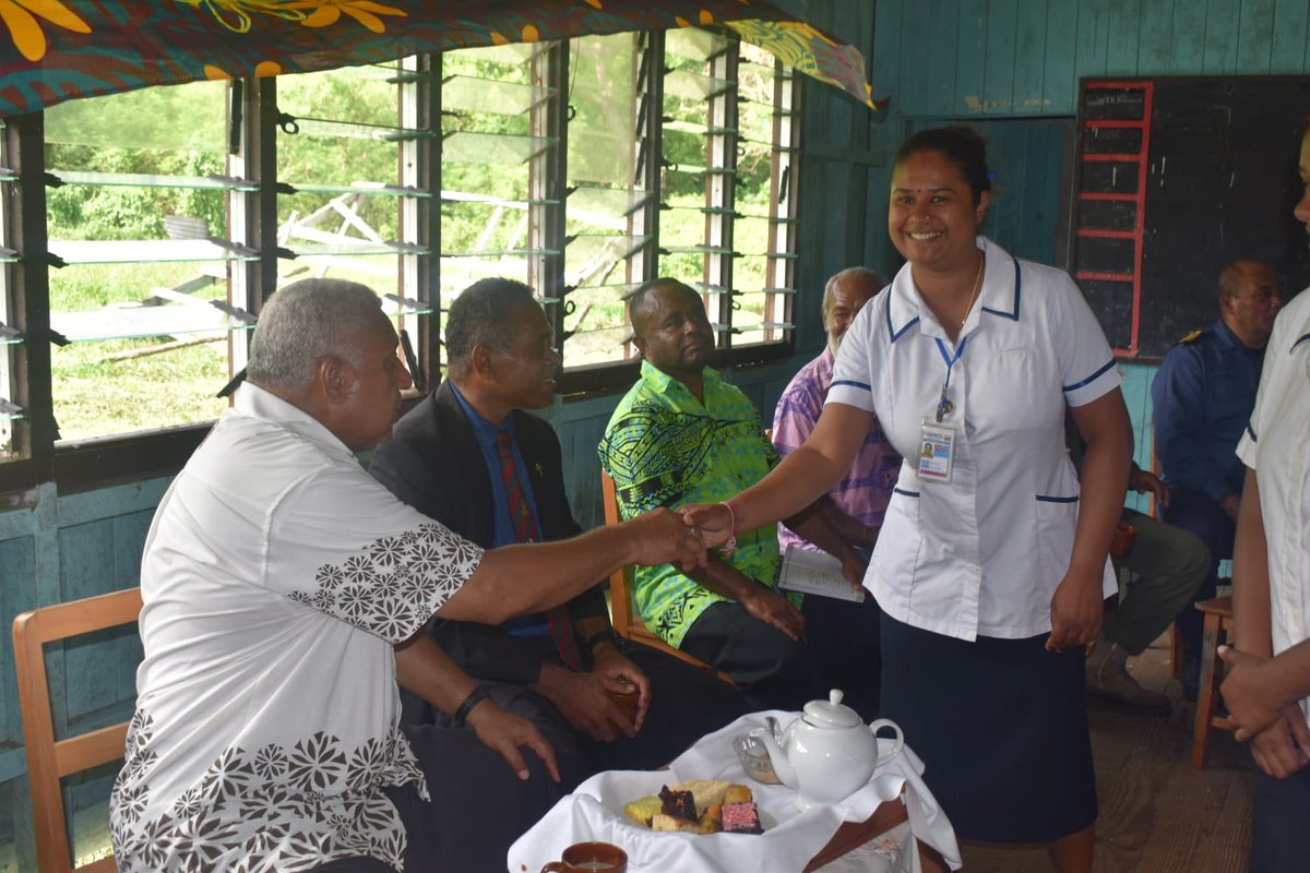 fiji_opm's tweet photo. Civil servants in maritime islands play a very crucial role in providing services to the people.
A big THANK YOU🙏 to the healthcare workers and teachers in Lau for their dedication and sacrifice.
#vinaka #TeamFiji #posttcharold https://t.co/eYb6Rg3ZaN
