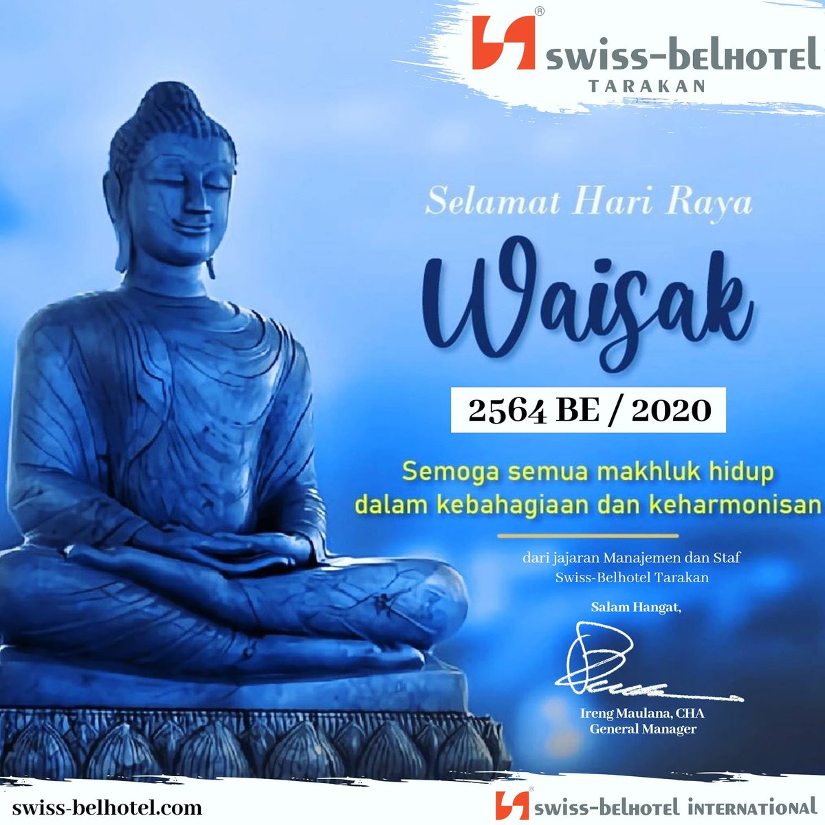 SBITarakan's tweet photo. Selamat Hari Raya Waisak 2564 BE / 2020 🙏 https://t.co/ezWlfLDGkF