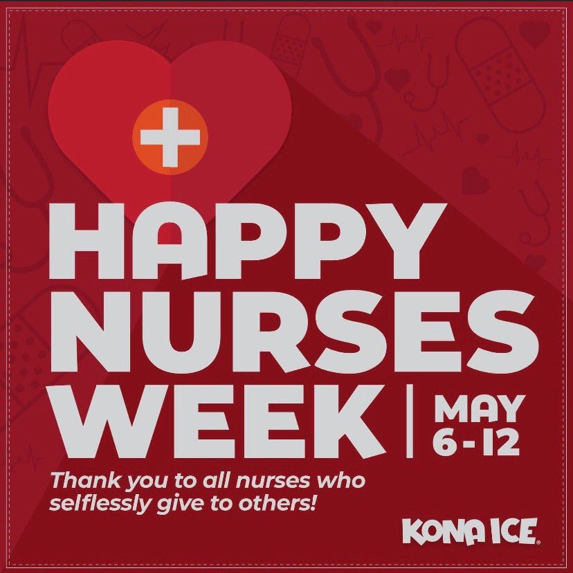 Just wanted to give a major shout out to all of the nurses out there and let them know how appreciative we our for everything they do. You all are true heroes every day of the year! THANK YOU for all that you do! ❤️