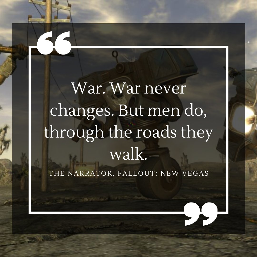 war never changes fallout new vegas