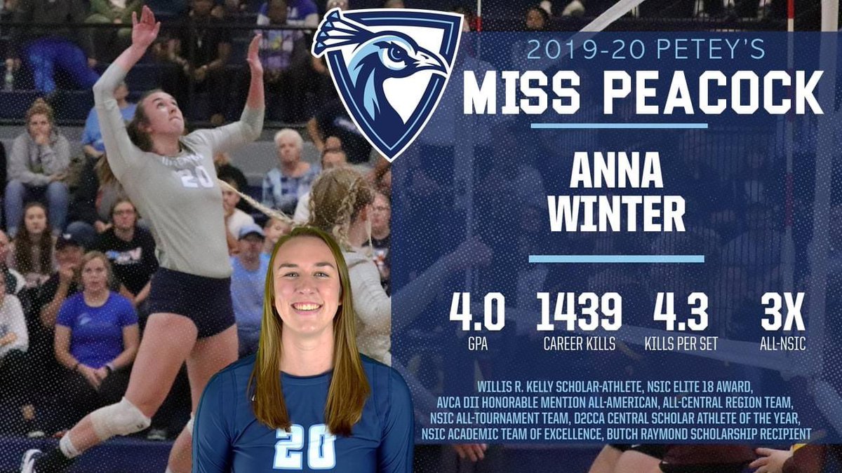 UIU_Volleyball's tweet photo. We are so blessed to have been awarded the following Petey Awards for our teams accomplishments from this season!

• Coaching Staff of the Year 
• Win of the Year 
• Team of the Year 
• Miss. Peacock —> Anna Winter 
• Female Athlete of the Year —> Anna Winter 

#FeathersUp https://t.co/ujrddqDuAl