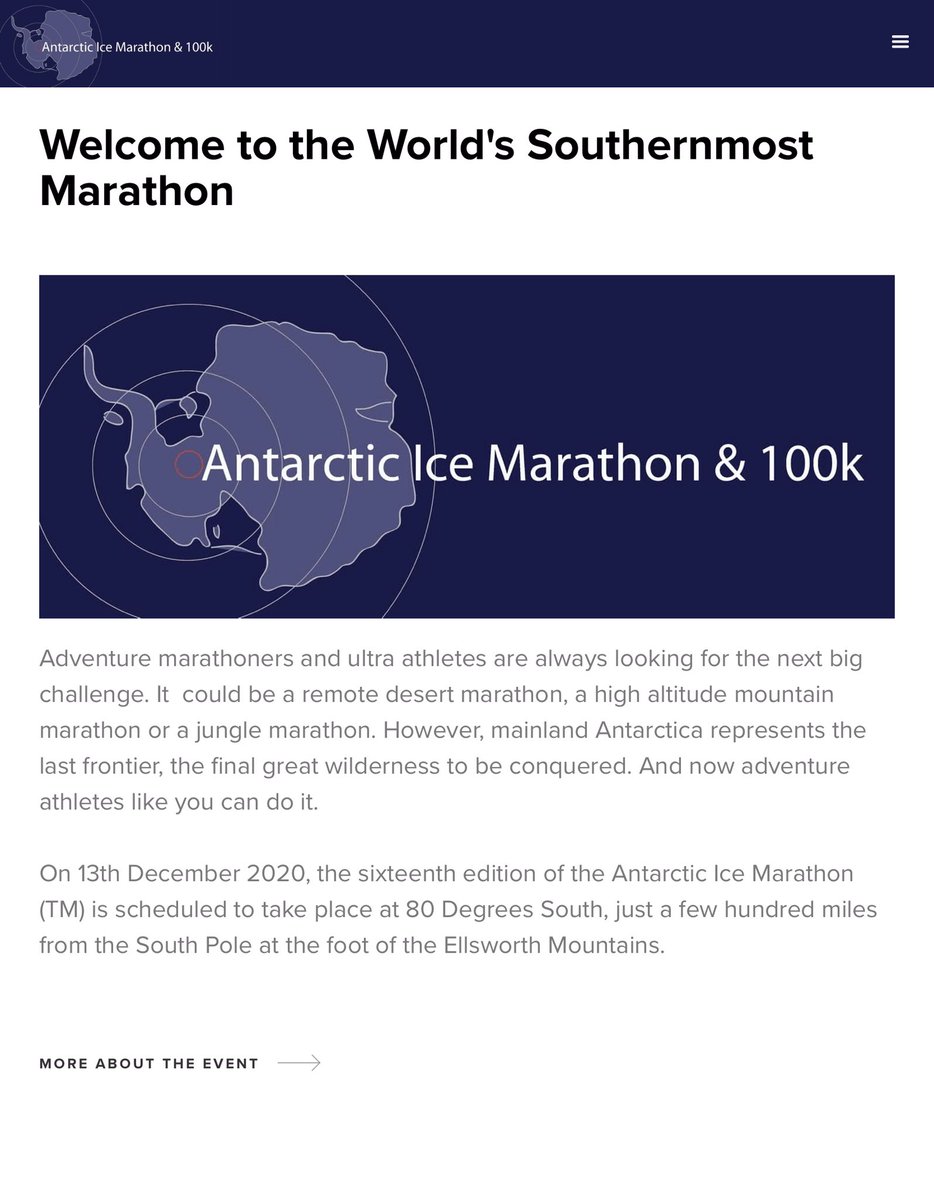 Icemarathon The Antarctic Ice Marathon Has A New Website Design Check Out Historical Results Or The List Of The 376 Members Of The 7 Continents Marathon Club The World S Most