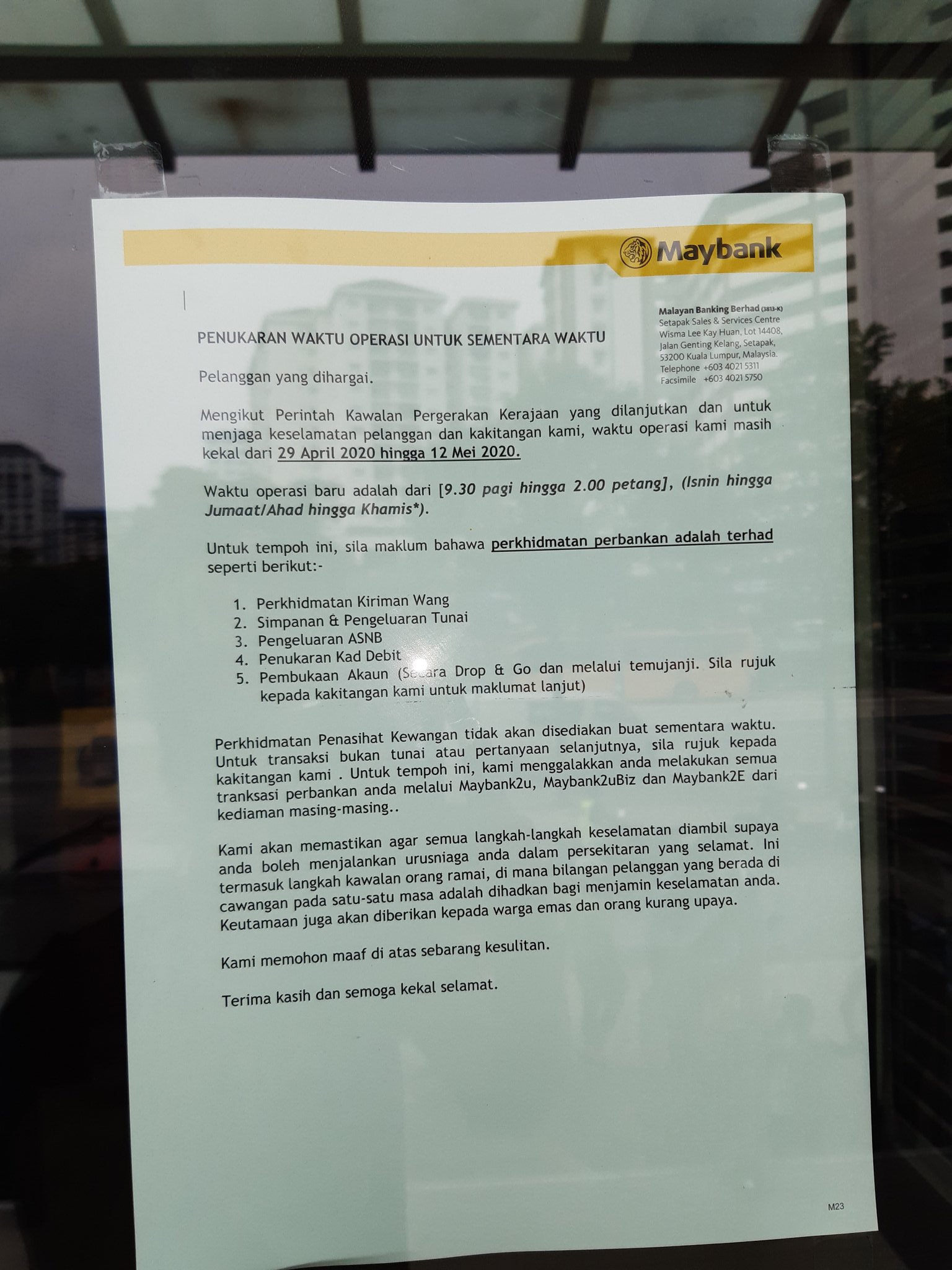 Maybank On Twitter Woodburycrazee Hi Segala Kesulitan Amat Dikesail Harap Maklum Bahawa Cawangan Maybank Tidak Beroperasi Pada Cuti Umum Hari Wesak Terima Kasih Twitter