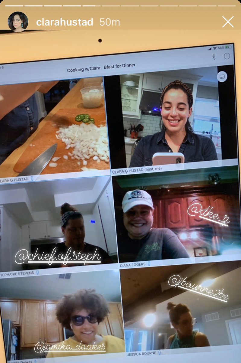 Jessica__Bourne's tweet photo. Another successful Wed night #CookingWithClara 🍳🍽 w/my #ATTLadies @ClaraHustad @Stephanitely @Dzeggers @jamikadoakes @ATTWomenOfBiz #SweetPotatoHash #Bfast4Dinner https://t.co/GnZpuFjjVR