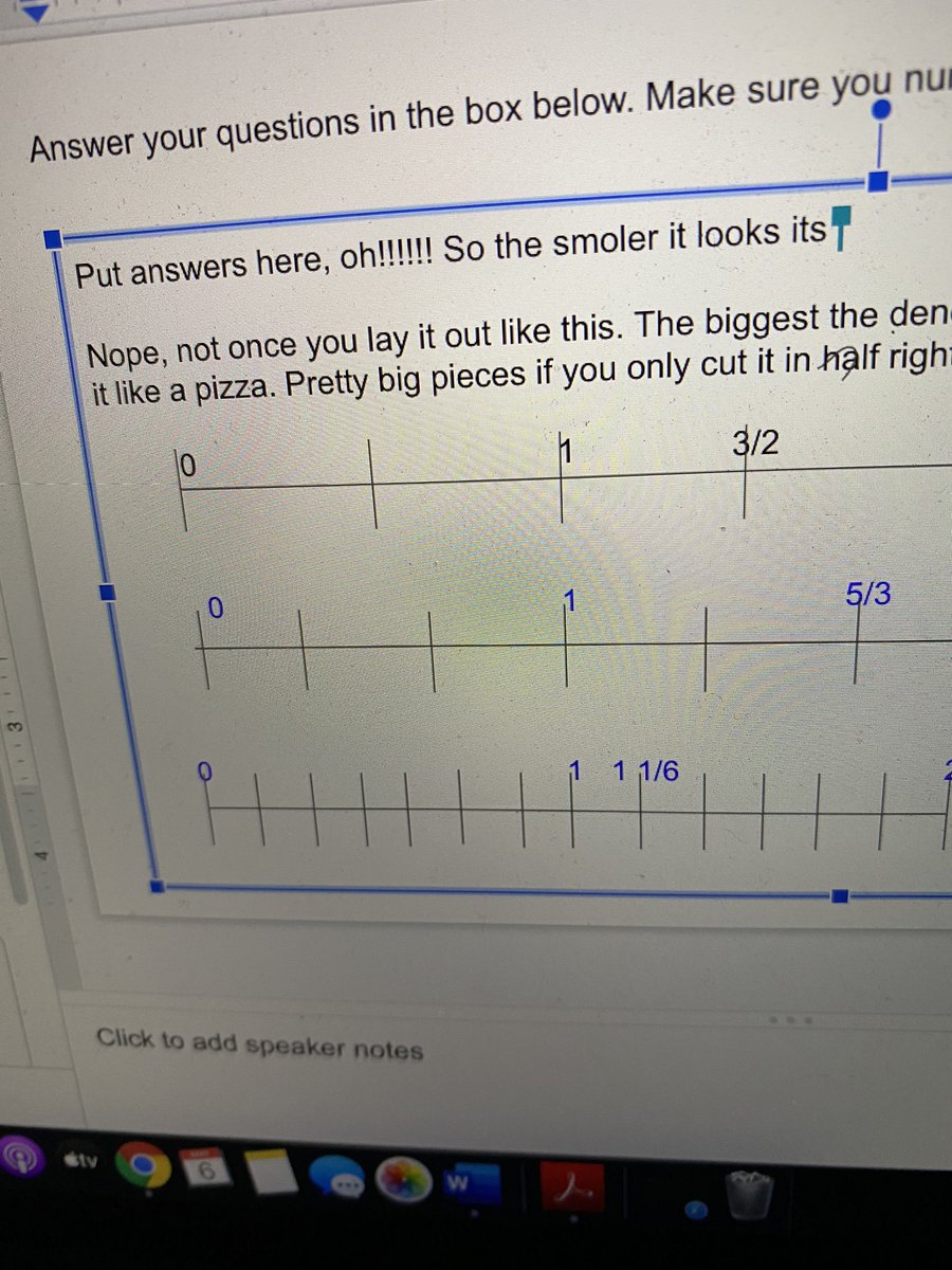 sfuriak's tweet photo. Math lessons via shared google slides! This kidlet isn’t into video chats but always has tons of questions and wanted me to check out their work so far. They didn’t understand my feedback so we jumped into a lesson together instead. #distancelearningwin #lightbulbmoments https://t.co/cyunrJEHx9