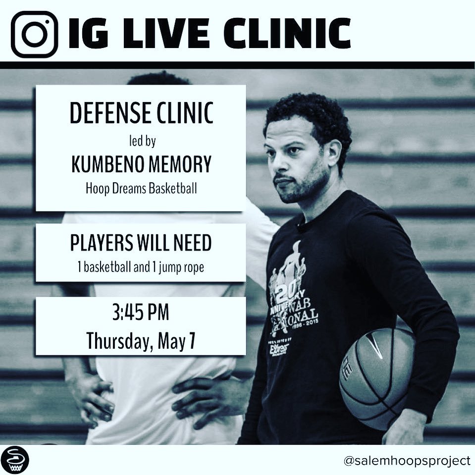 🏀FREE IG LIVE CLINIC tomorrow (5/7) at 3:45pm (P.S.T.)!

🔐TOPIC:   🛑DEFENSE🛑

📝Each Player NEEDS To Bring:
1. 🏀 Ball
2. 👟Jump Rope
3. 📚 Ability to LISTEN &amp; LEARN
4. 🥵HARDWORK 
#basketballiq #defense

🚨CLICK LINK IN BIO - SUBSCRIBE TO YOUTUBE CHANNEL🚨