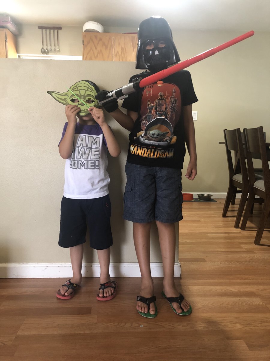 lorilavado's tweet photo. May the 4th be with you, Alex, and your brother ! @avocadogators @AvocadoPTA @CajonValleyUSD https://t.co/ibmhO1Z410