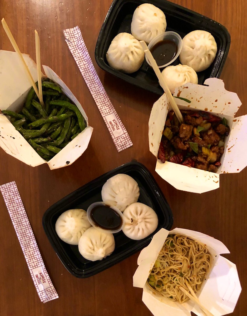 megandority's tweet photo. I sure missed my NYC cuisine. Thank you @kingscoimperial for fulfilling my dumpling cravings! ❤️ #NYRestaurantChallenge #DineInNYC https://t.co/Wc5PRAGvkY