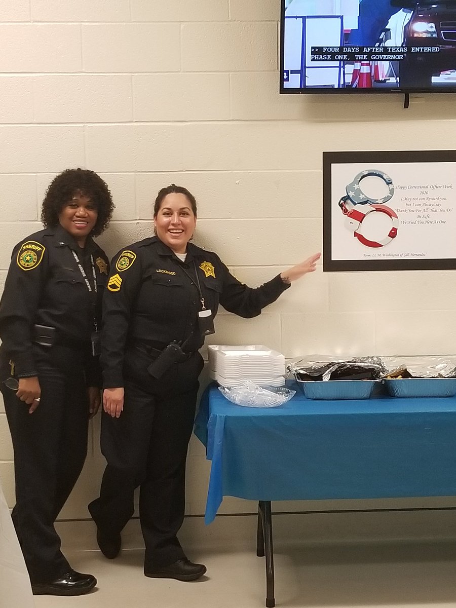LtMichellWDSD1's tweet photo. National Correctional Officers Week: Gill-Hernandez...We appreciate you. ❤ @DSOReyna @SheriffMBrown14 https://t.co/BASVW4NO4q