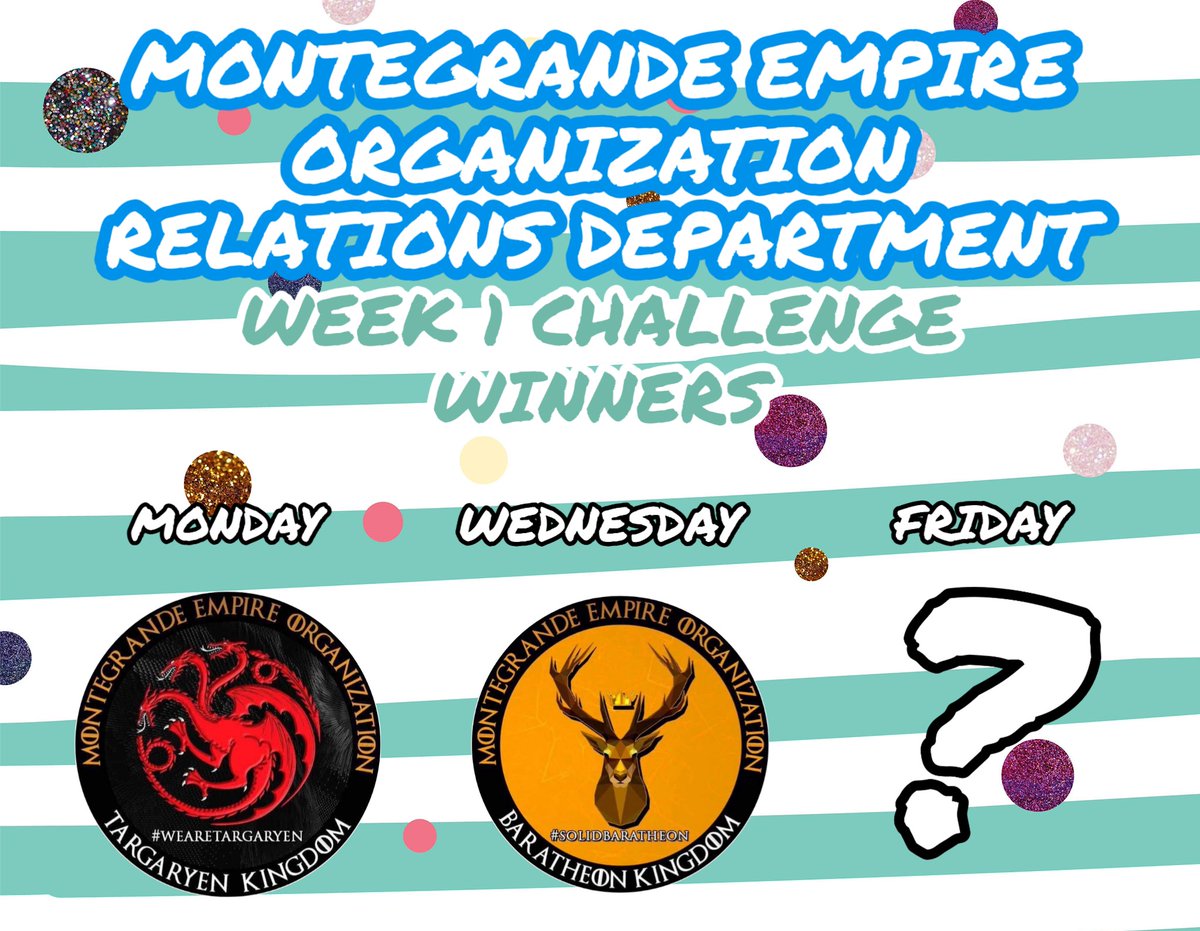 MontegrandePHL's tweet photo. Who will be the Friday challenge winner?
#RelationsDepartment https://t.co/WWdehRbInF