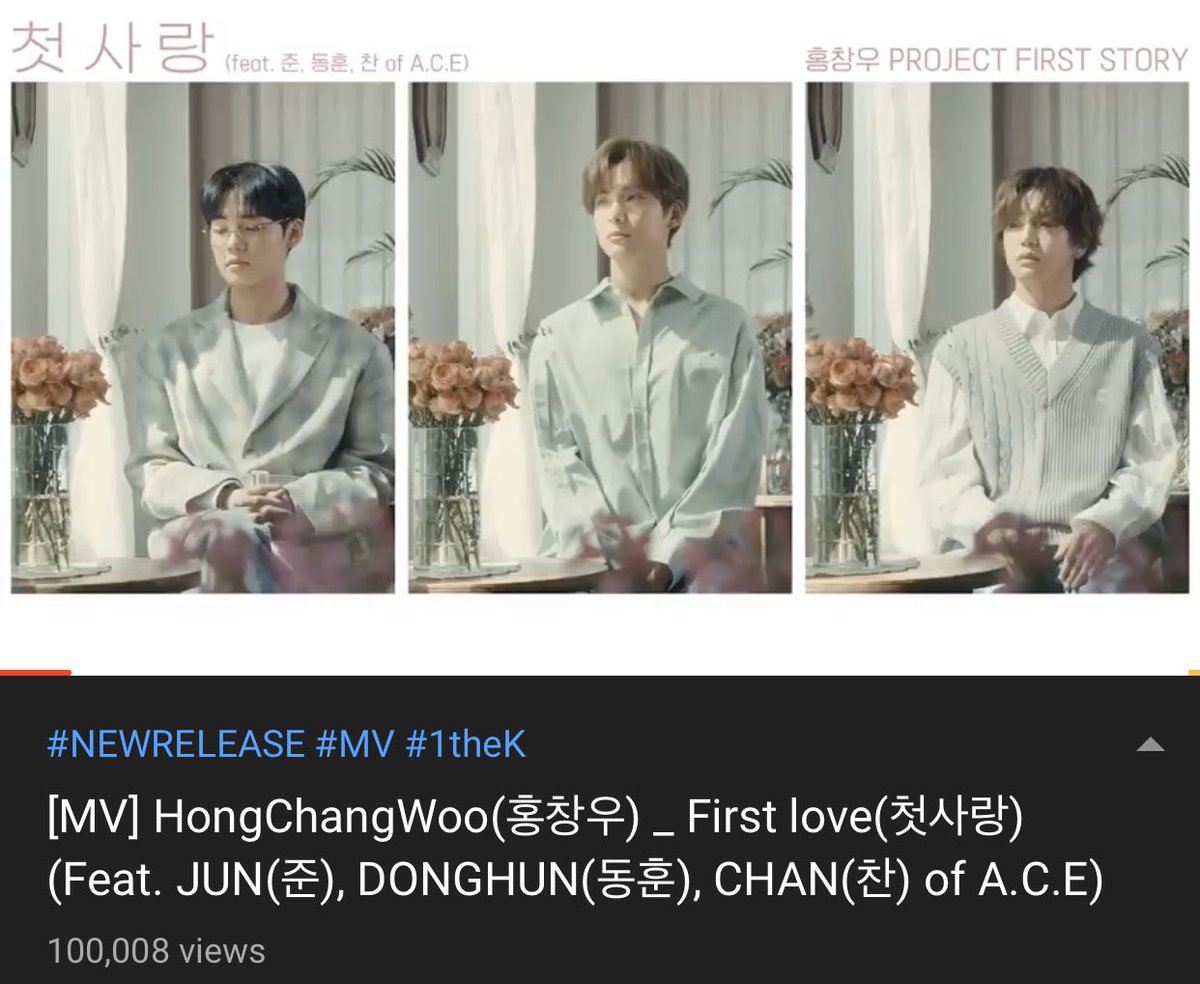 CHOICE_HQ's tweet photo. Congratulations, Choice! 🎊
You got First Love to its first milestone, it has officially reached 100K views. Now keep streaming, let’s get it to 1 million!
@official_ACE7 | #ACE | #에이스
#CHOICE | #초이스 | #FirstLoveTo1M https://t.co/FFQ7vQe1wS