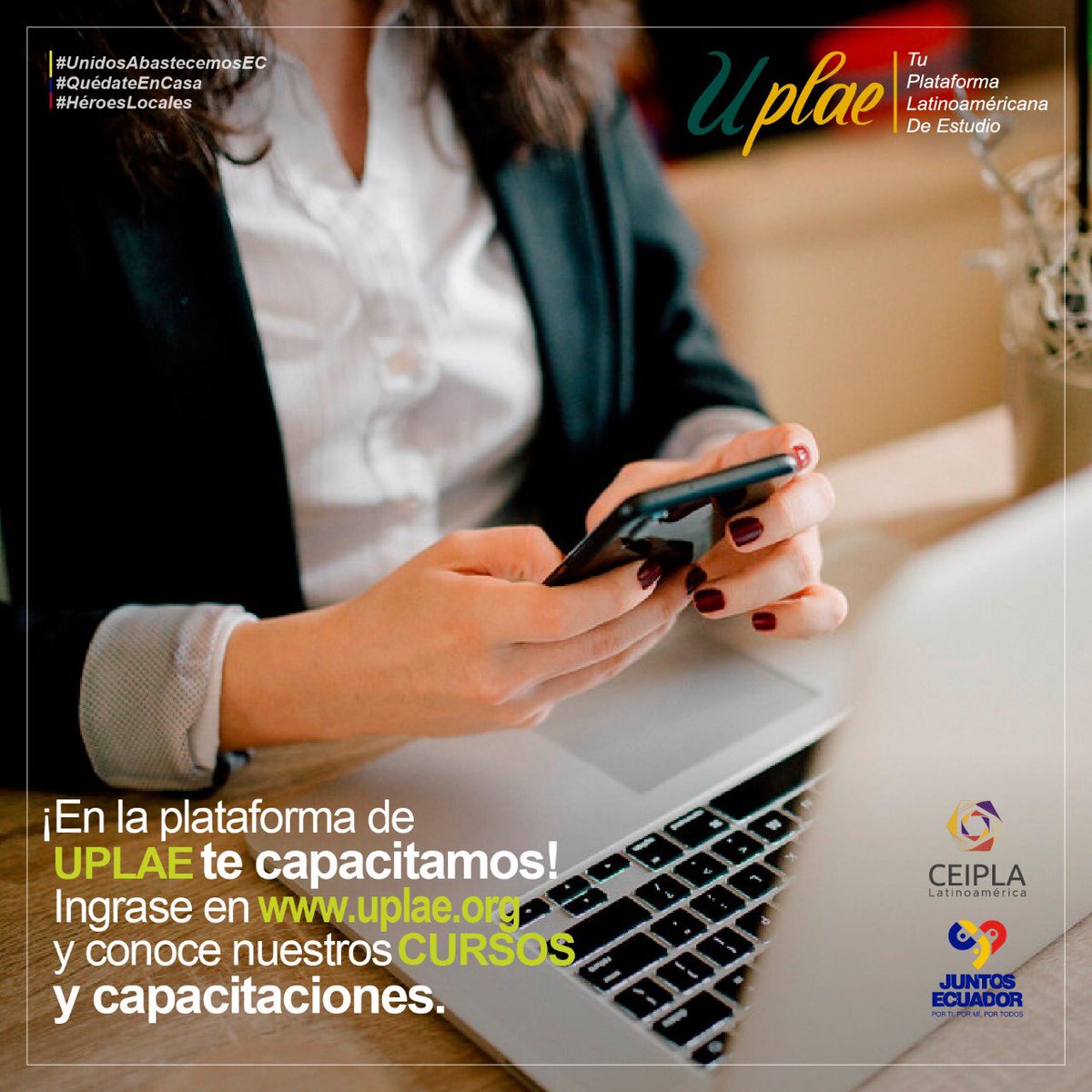 ceipla_latam's tweet photo. Es “Tu Plataforma Latinoamericana de Estudios" especializada en distintas ramas de la educación a través de Internet. Talleres, seminarios, cursos e incluso carreras universitarias se encuentran al alcance de un click y en un solo sitio. #JuntosEcuador #Ecuador #CEIPLA https://t.co/XwaBylrutW