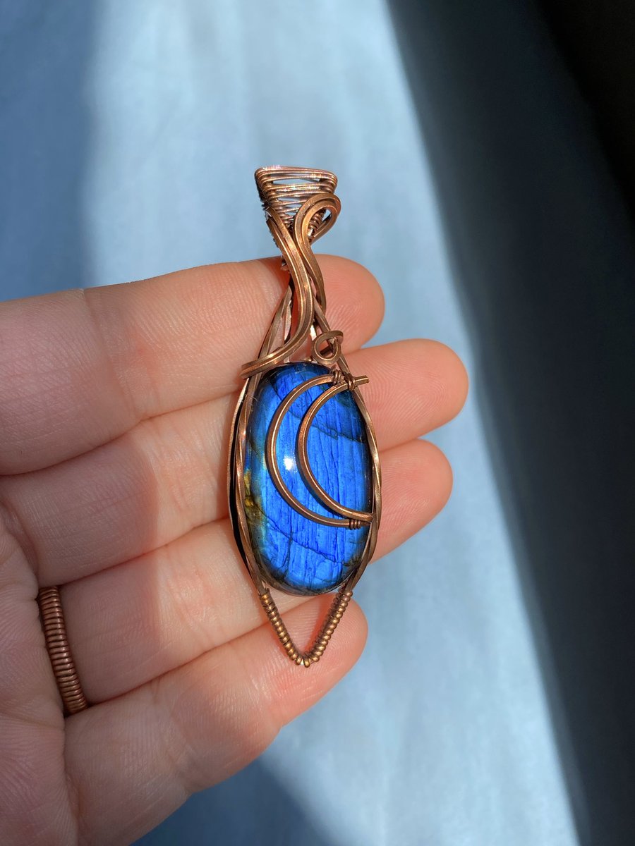 rynzilla's tweet photo. Last two Moon pendants on my shop 😊💙

Use code ‘astral’ for 15% off! https://t.co/RctZnrtOV9