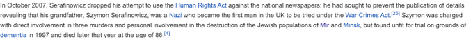 Was looking at John Wick trivia and apparently the gun guys grandfather was a nazi that massacred the