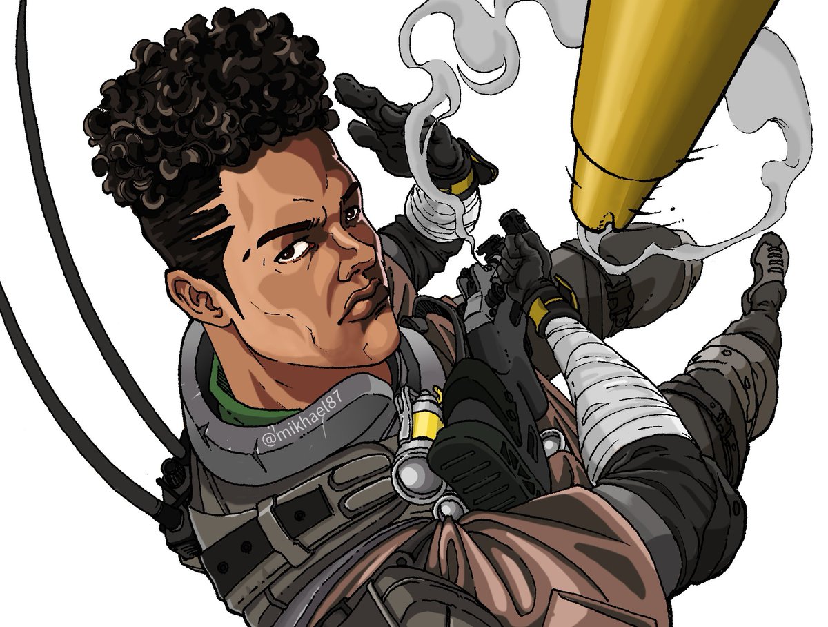 mihaerusan's tweet image. Ya nuestra leyenda a color!
#digitalpainting #Apex @PlayApex