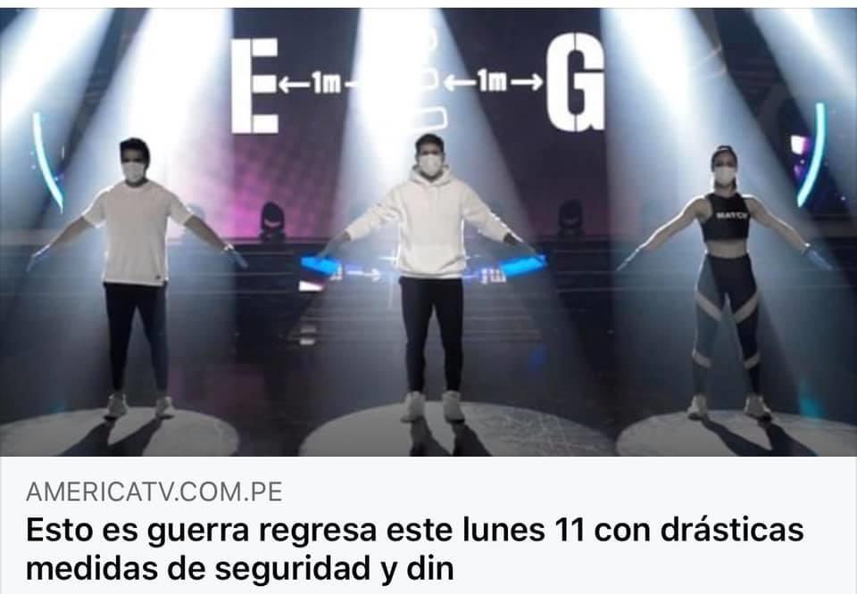 Tener un país donde todo el sistema de salud está en crisis, colegas muriendo por falta de EPP’s y estos señores saldrán con desinfección y con mascarillas como si nada? Es de primera necesidad este tipo de programas? Que tal falta de respeto! #VerguenzaNacional  <a href="/americatv_peru/">América</a>
