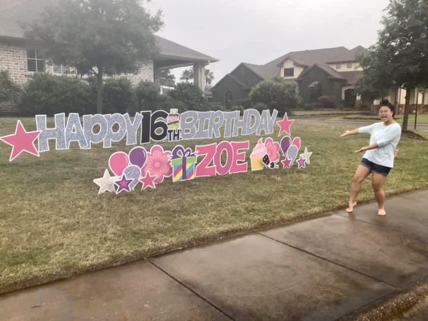 texag156's tweet image. Hey @johnkrasinski @somegoodnews  you’ve done virtual prom and virtual graduation. Now how about virtual birthdays?  My daughter, Zoe Sakson turned 16 at the end of April. Can we get a ‘Happy Birrhday’?