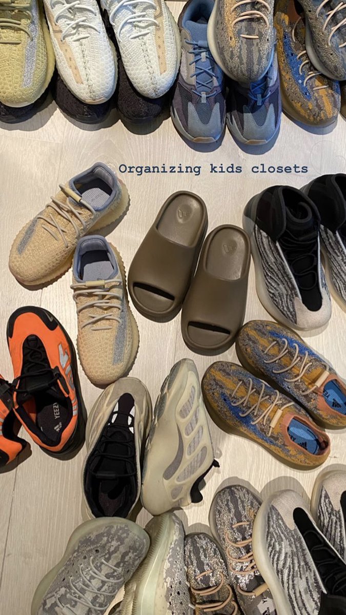 parisaintshop's tweet photo. Kim is organizing the kids’ Yeezys tonight! https://t.co/BAE8mhLxnd