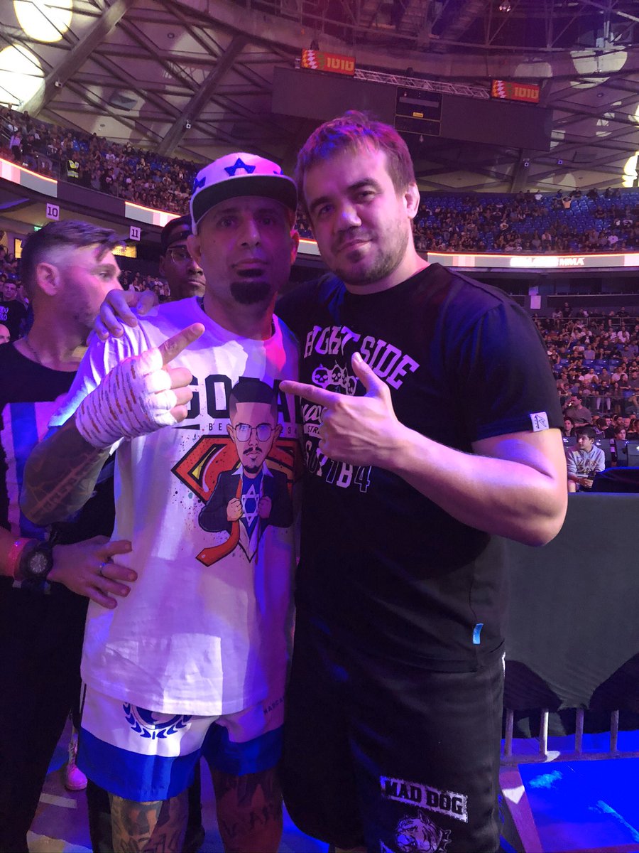 fedinmma's tweet photo. Dear bro @Haim_Gozali  I'm waiting for November.
we will make world noise!

Does the world require noise?
bro, let's give it to the world))))

@dillondanis Do not be afraid. Haim does everything neatly and beautifully. the public will remember your screams
#mma #bellator #bro https://t.co/hdBuoMqE0c