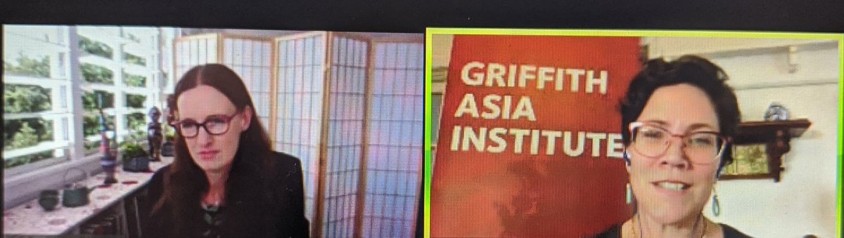 Great to hear @caitebyrne sharing her learnings on 'Taking the long road - a research jounrey towards the Asia Pacific' with @ReneeJeffery and @GAIGriffith #Asia #research #leadership #diplomacy #publicdiplomacy #narrative #stories #GriffithUniversity