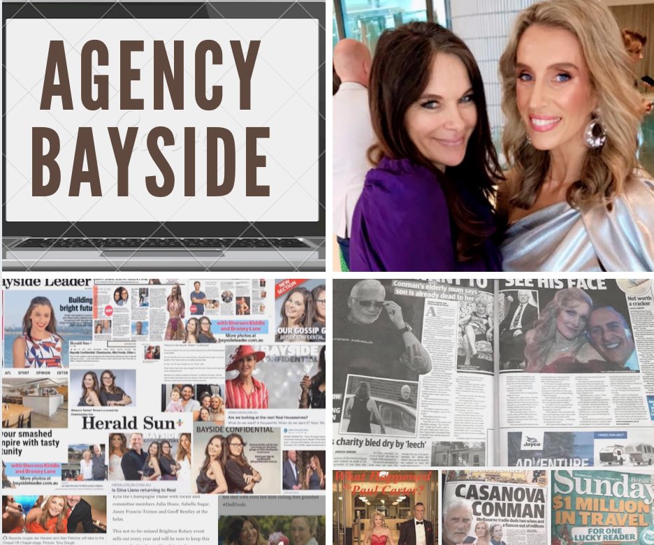 AgencyBayside's tweet photo. My favourite new @RHOMelbourne .. our @leaderpapers column and our #CasanovaConman feature that spanned 3 newsprint covers and a @60Mins double feature. #agencybayside #pr #media #news https://t.co/qbMCTTgesv