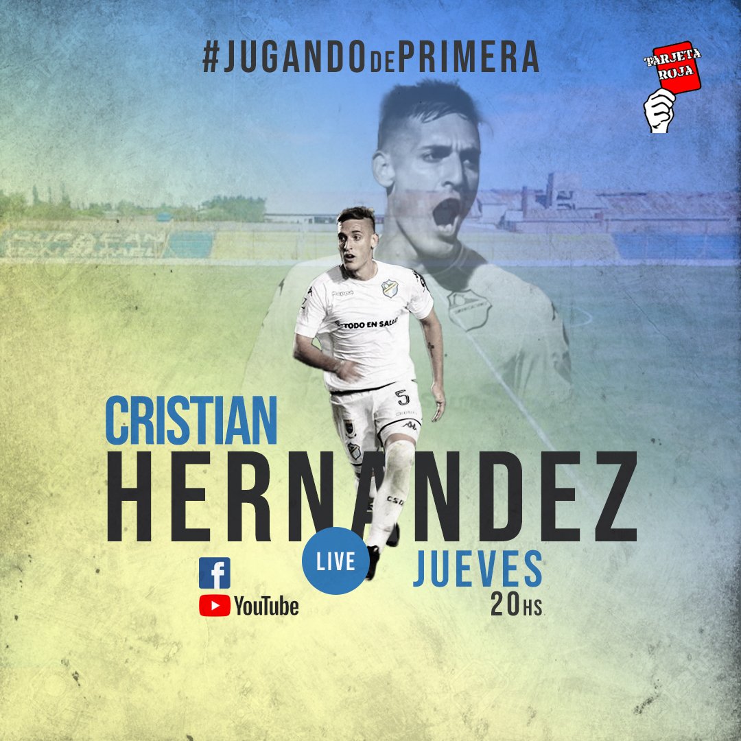 En la cuarta entrega de #JugandoDePrimera <a href="/PabloOlivarez9/">Pablo Olivarez</a> en una charla virtual con <a href="/14cheka/">Cheka.</a>.
Jueves 20 hs en vivo por Facebook.
#Argentina #SanRafael #CostaRica #Guatemala #Huracan #sanarate #Comunicaciones #pérezzeldón