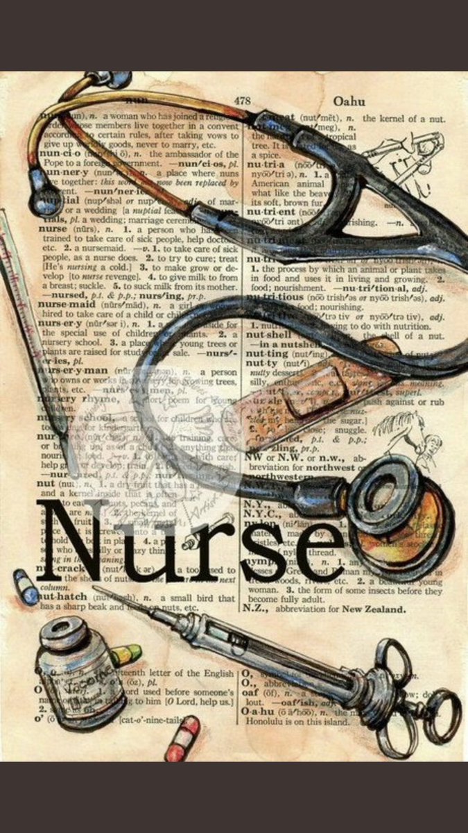 write4jan's tweet image. #NursesWeek Nurse, a beautiful word for those of us in a demanding profession! It is a calling!💕