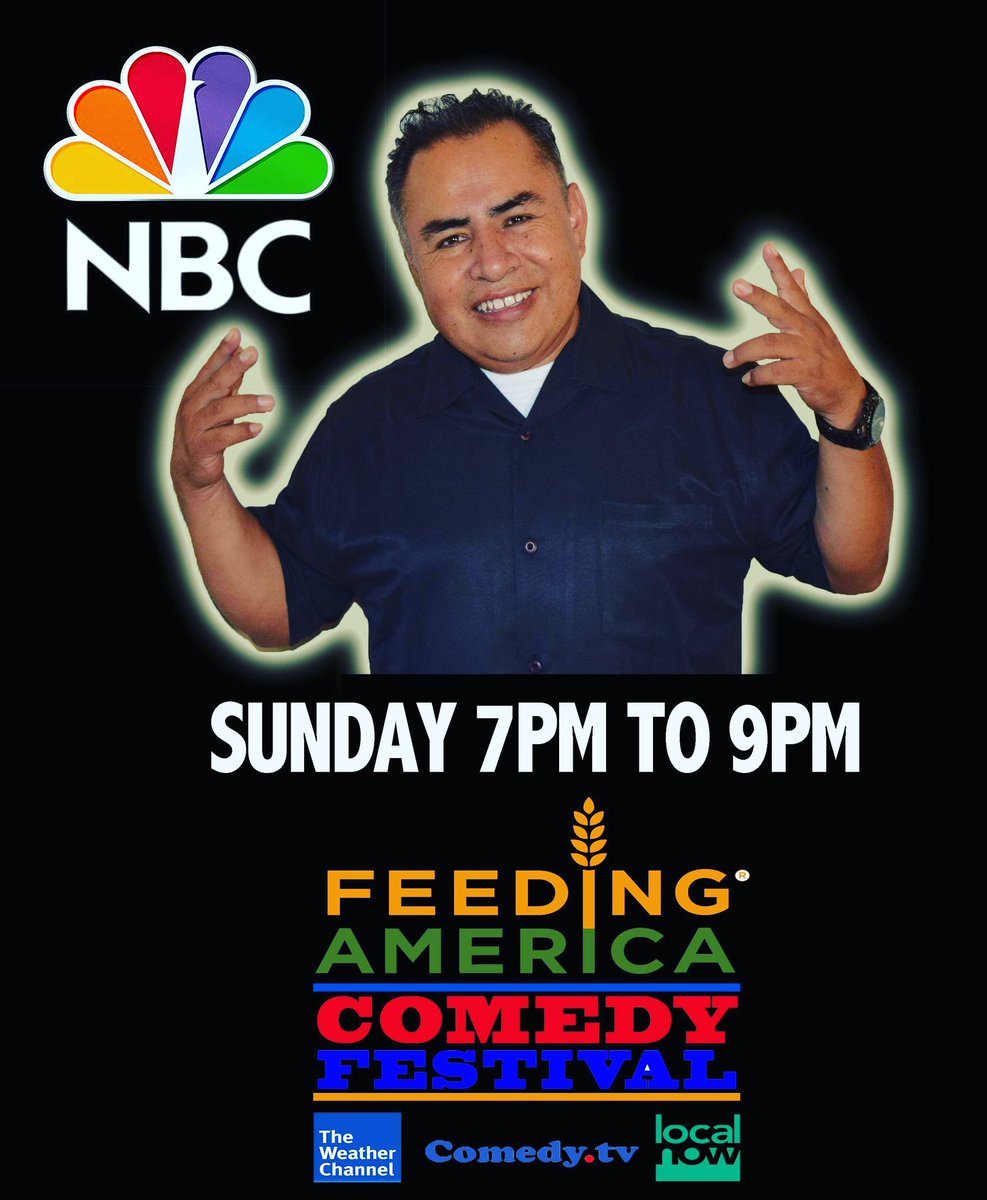 LiLRobRobledo's tweet photo. Never been more excited... catch me on the Tube this Sunday May 10th 7pm on NBC. Byron Allen Feeding America Comedy Festival ... I'll be making an appearance with my Boy's Eric Blake and Tommy Davidson who I credit 100% for making this happen... Hard work does pay off.. https://t.co/cJZdcK1jRB