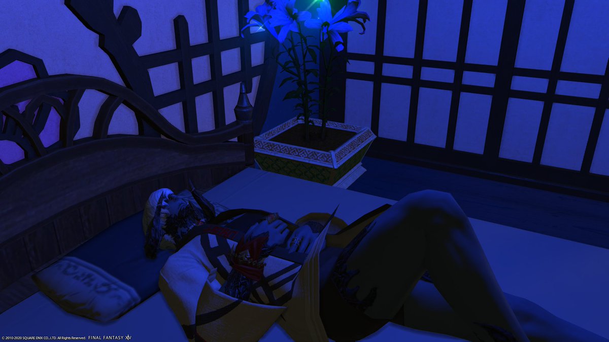 ShroomSuki's tweet photo. #30ffxivmaychallenge #YoruSolace #LeviathanServer #ffxiv
5. Pajamas 
This one was a little tricky.... https://t.co/poJtBFuE7f