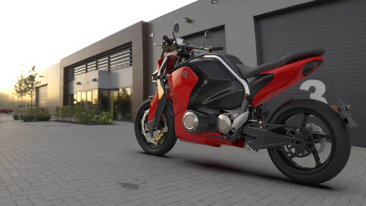 talk2EVzone's tweet photo. A new entrant in the world of #EBike - @SorianoMotori (Italy) with #V1 Limited Edition. 

How is the design ? 

Specifications not yet revealed. Price starts - €25,500 .

Check https://t.co/KBmYJko4Aa for booking.
#EV
#IsupportEV

Get featured here- https://t.co/dq3I7fTMty. https://t.co/XlIbKjlhLJ