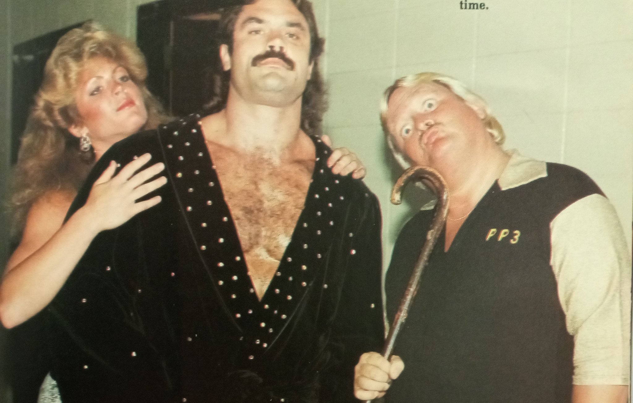 Rasslin' History 101 on X: “Ravishing Rick Rude with his valet(and
