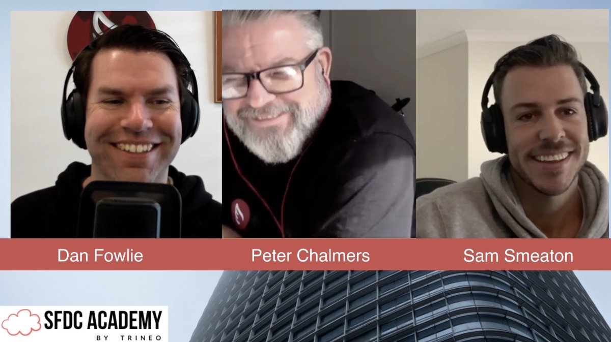 Great chat w @Sam_Smeaton at <a href="/nVisionTalent/">nVision Talent</a>, <a href="/danfowlie/">danfowlie</a> &amp; @peterjchalmers on this week's livestream! From talent shortages to upskilling &amp; certifications to changing career tracks across the #Salesforce ecosystem. Catch the replay youtube.com/watch?v=yFaMy7… #TrailblazerCommunity