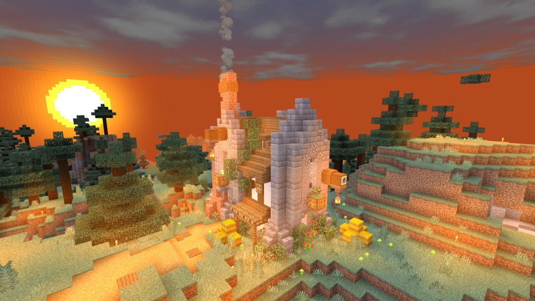 EvercraftMCPE's tweet photo. SPOTLIGHT! The talented @haley6michelle &amp; her stunning bookshop located within out realms shopping district, selling Enderchests, Bookshelves, EnderPearls &amp; Bottle ‘o Enchanting 

#EverCraftRealm #Minecraft #Bedrock #Multiplayer #ShoppingDictrict #MinecraftBuilds #MinecraftRealms https://t.co/Lmu53P2E3s