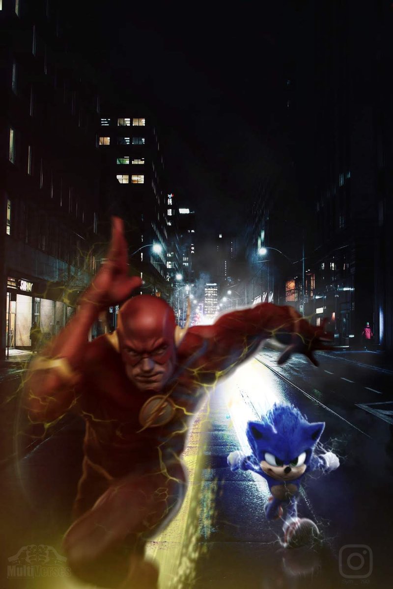 Symn793's tweet photo. Today's showdown compares 2 speedsters. The Flash and Sonic the Hedgehog. Who do you think reaches the stone age first? #theflash #SonicTheHedgehog  #dccomics #multiversus #digitalart #danielbel https://t.co/sJwbWbbK0k