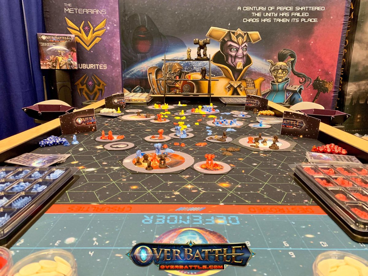 SytherGaming's tweet photo. The fate of the #OverBattle galaxy is in your hands in this innovative space combat game!
Learn more at our #Kickstarter: https://t.co/lX1QxHxRzm
#boardgames #crowdfunding #indiegames #tabletop #bgg https://t.co/zJH2PRG9TZ